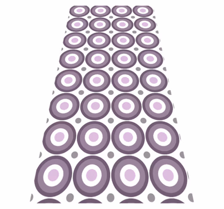 Tapis vinyle texture lilas style années 70 - TenStickers