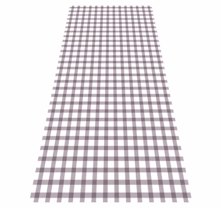 Tapis vinyle texture vichy lilas - TenStickers