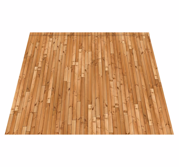 Tapis vinyle texture planches de pin verticales vintage - TenStickers