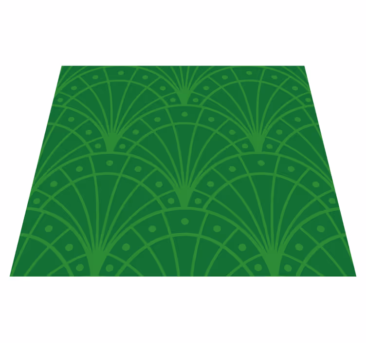 Tapis vinyle vintage style art déco - TenStickers