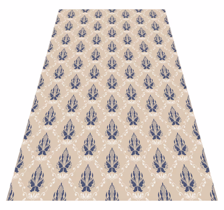 Tapis vinyle vintage pochoir décoratif - TenStickers