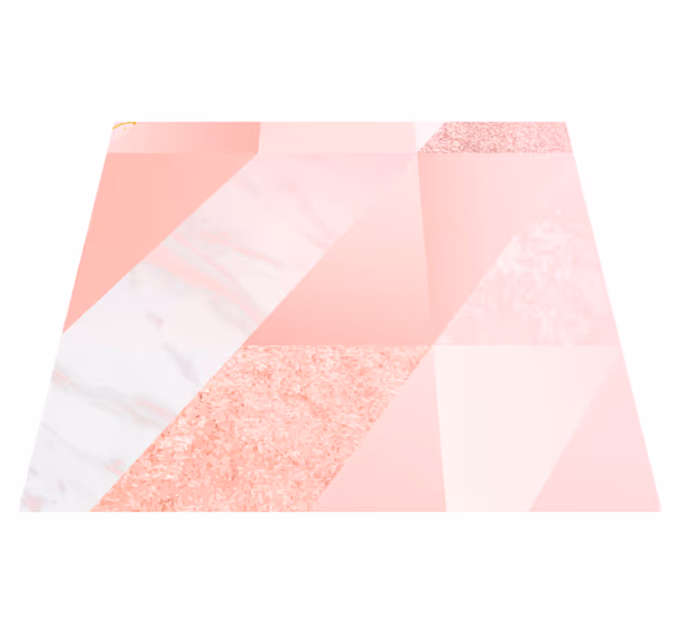 Tapis vinyle texture marbre rose - TenStickers