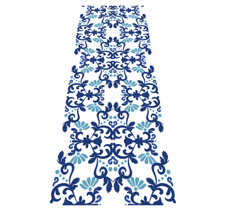 Tapis vinyle vintage style damassé classique - TenStickers