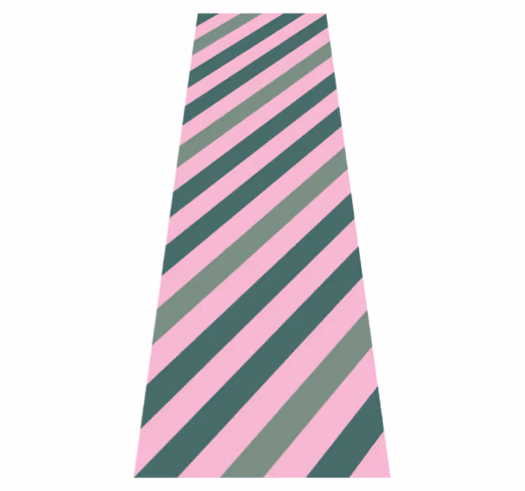 Tapis vinyle salon blocs de couleur rose et vert pastel - TenStickers