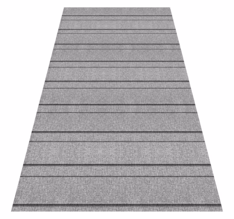 Tapis vinyle gris rayures grises - TenStickers