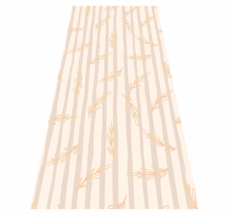 Tapis vinyle couloir beige élégant - TenStickers