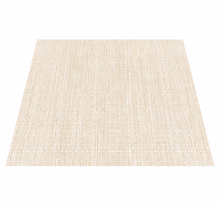 Tapis vinyle beige tissu tamoul beige - TenStickers