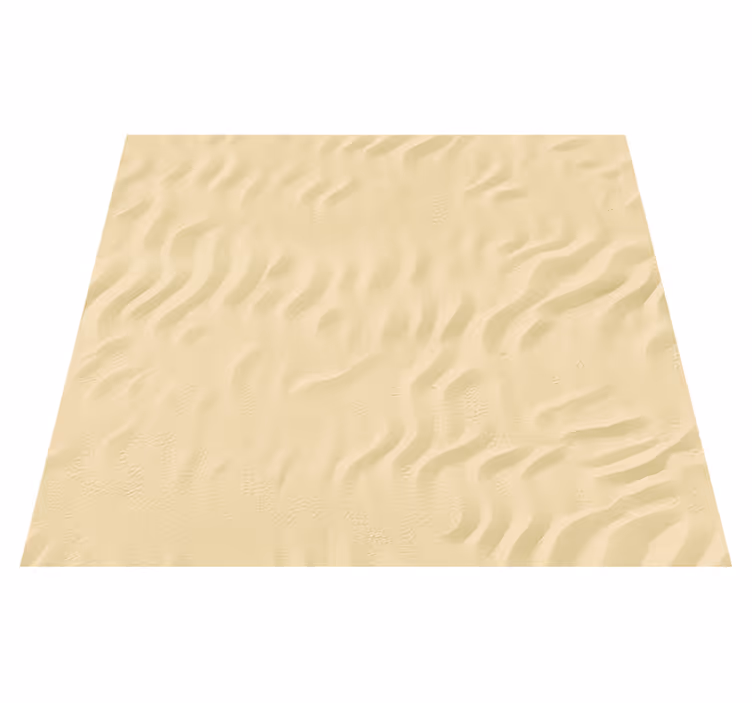 Tapis vinyle beige texture sable beige - TenStickers