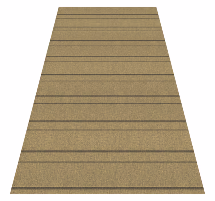 Tapis vinyle beige rayures beiges - TenStickers