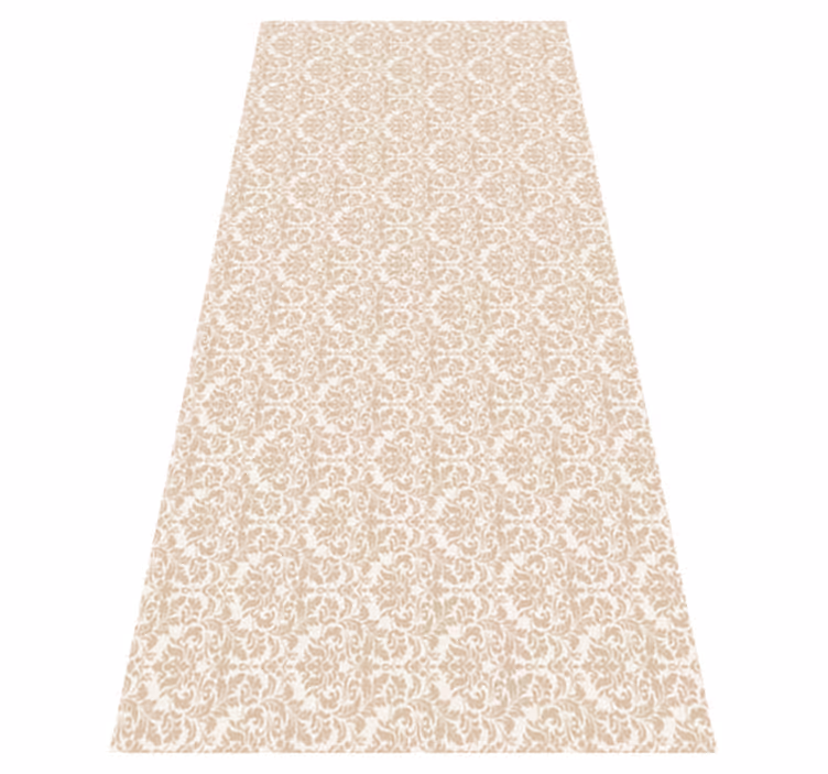 Tapis vinyle beige motif beige antique clair - TenStickers