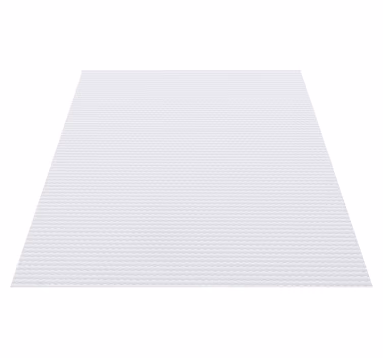 Tapis vinyle blanc occultant - TenStickers