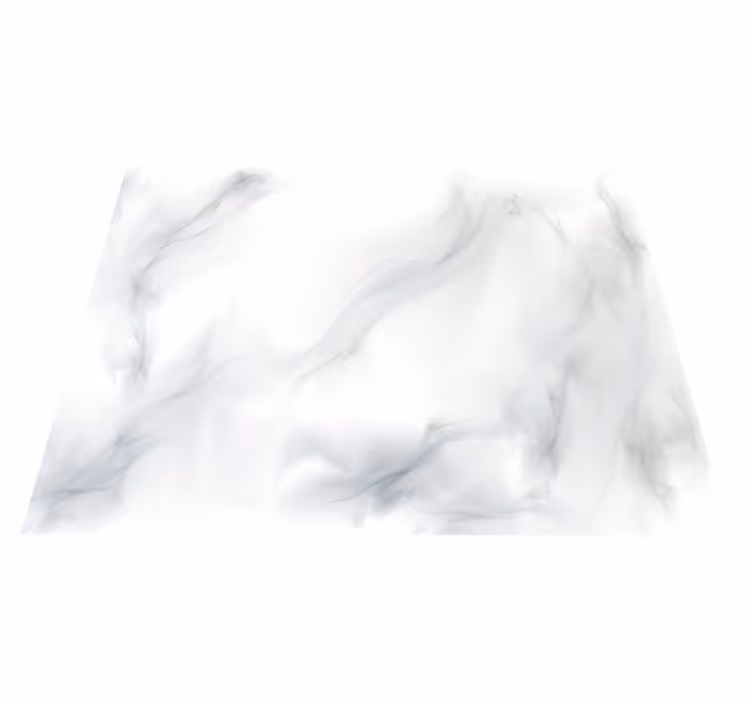 Tapis vinyle blanc marbre noir et blanc - TenStickers