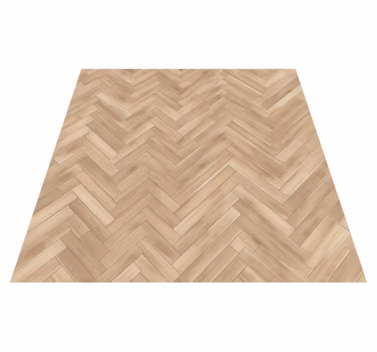 Tapis vinyle marron texture bois clair - TenStickers