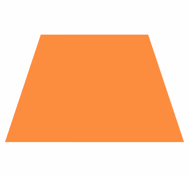 Tapis vinyle orange orange uni - TenStickers