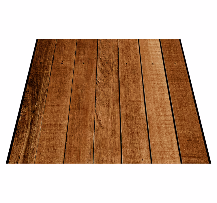 Tapis vinyle extérieur texture bois rustique - TenStickers