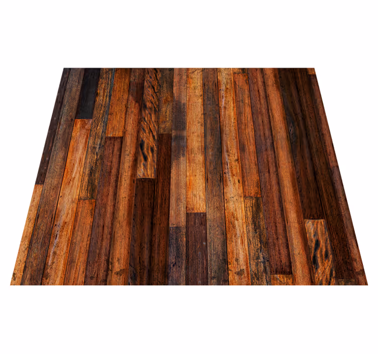 Tapis vinyle extérieur planches en bois rustiques - TenStickers