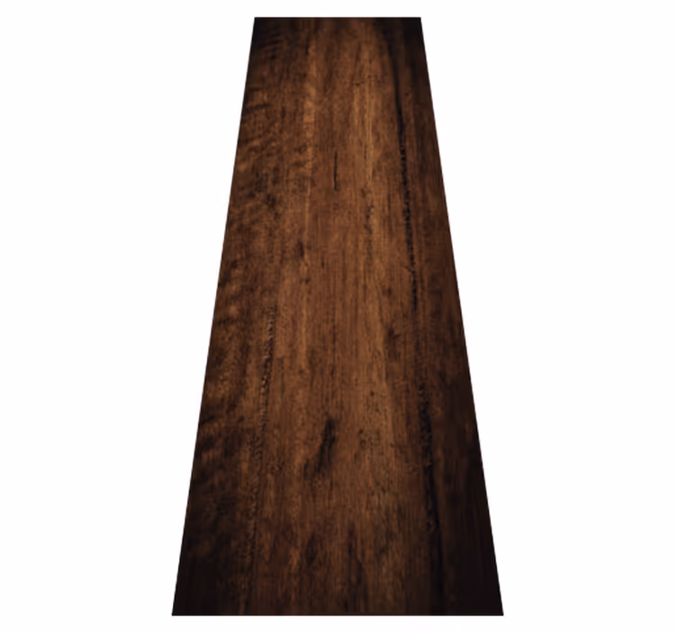 Tapis vinyle extérieur bois patiné brun foncé brut - TenStickers