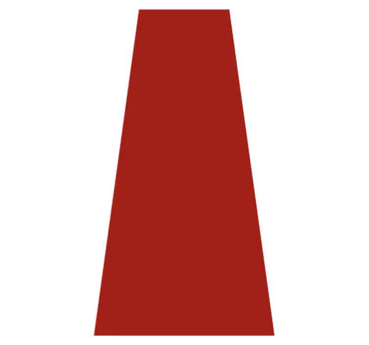 Tapis vinyle rouge éclatant pour décoration intérieure - TenStickers
