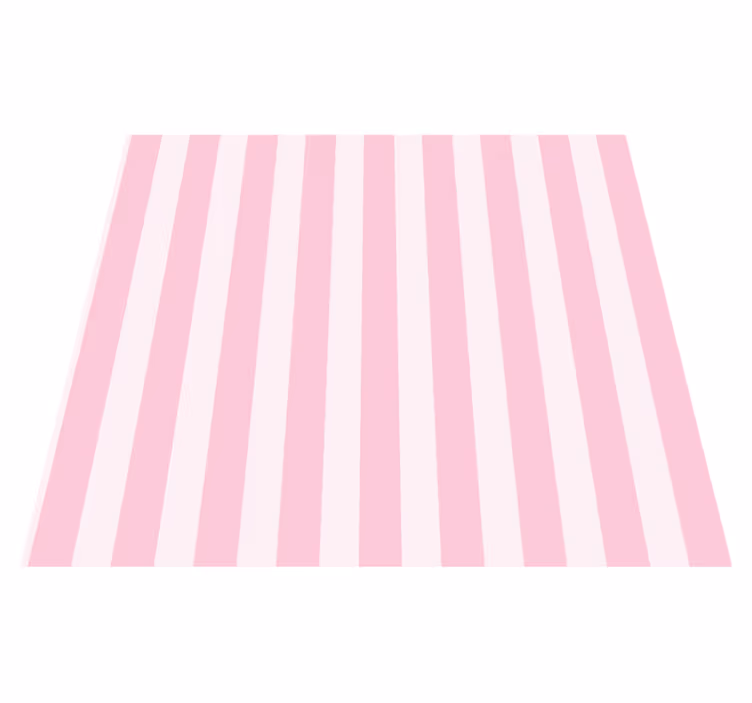 Tapis vinyle rose rayé pour intérieur - TenStickers
