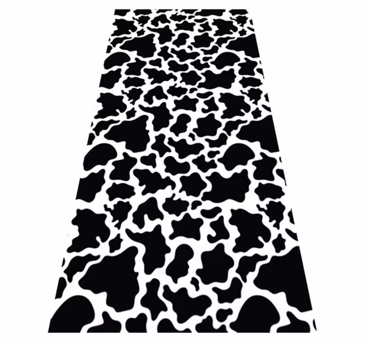 Tapis vinyle animal motif peau de vache - TenStickers