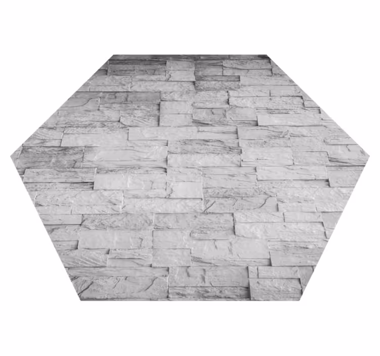 Tapis vinyle pierre texture de pierre - TenStickers