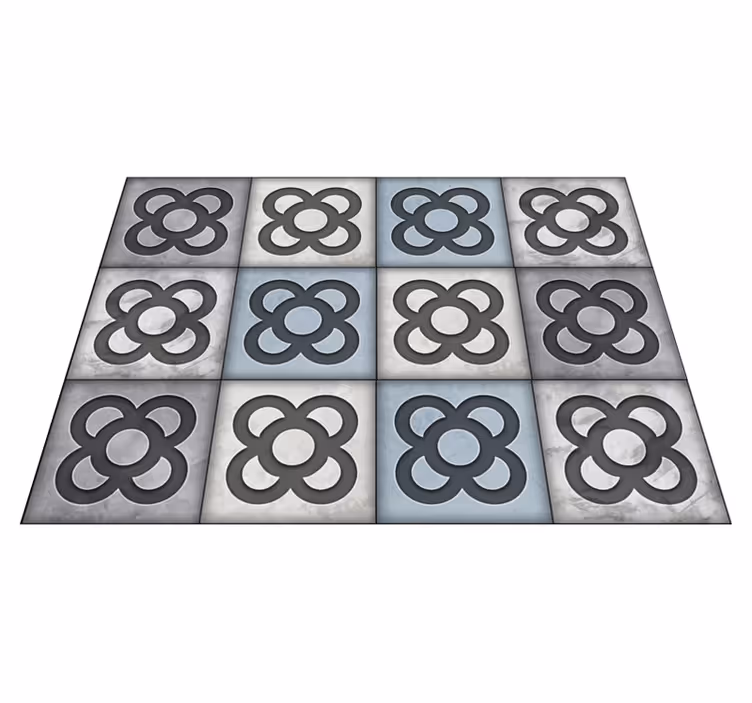 Tapis vinyle carreaux de ciment de Barcelone - TenStickers