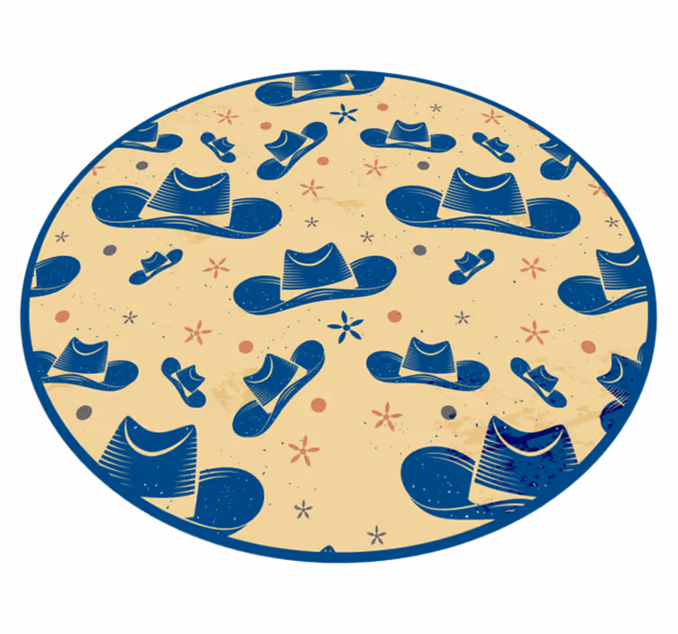 Tapis vinyle bébé aire de jeux circulaire - TenStickers