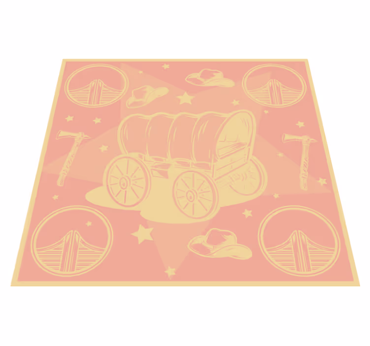 Tapis vinyle bébé motifs de chambre d'enfant - TenStickers