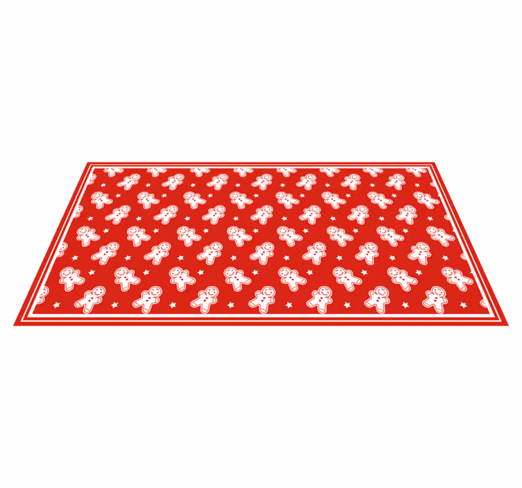 tapis vinyle salon Biscuits de noël - TenStickers