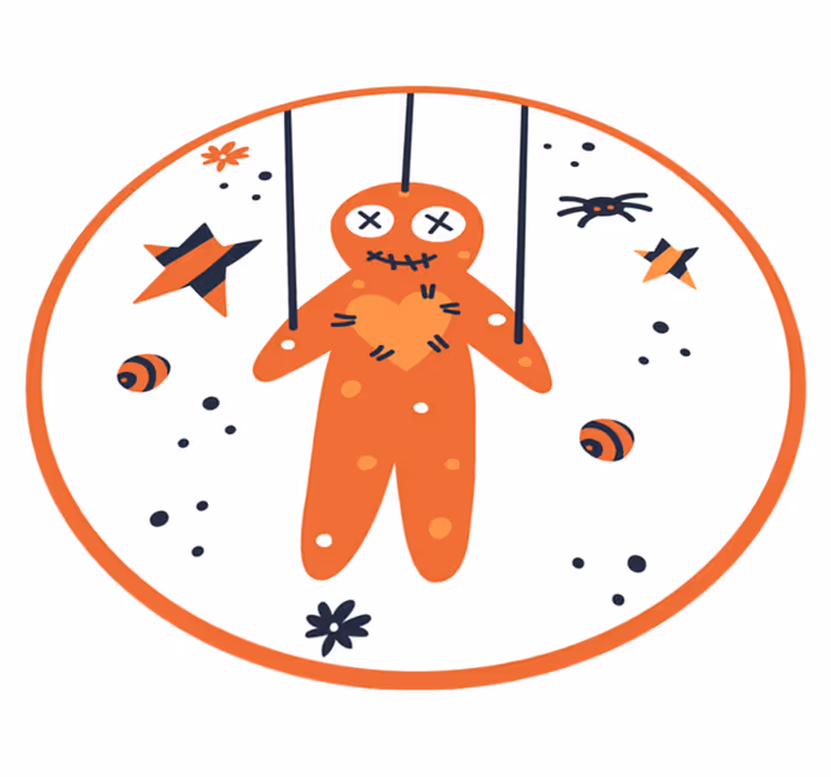 Tapis vinyle pour halloween pain d'épice halloween - TenStickers