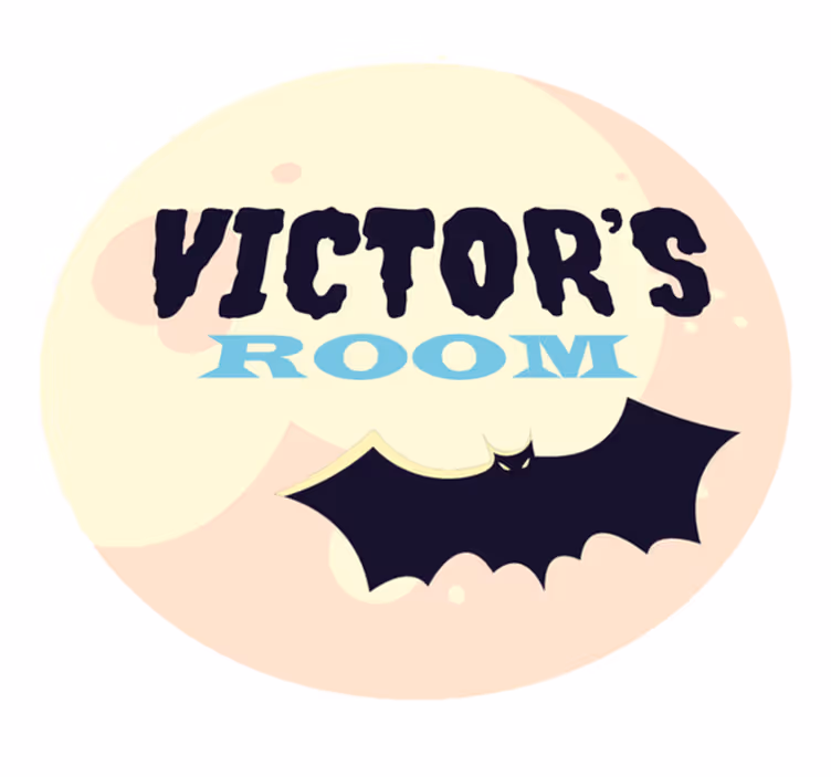 Tapis vinyle personnalisé Écusson de chauve-souris - TenStickers