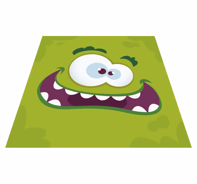 Tapis vinyle pour enfants monstre de dessin animé - TenStickers