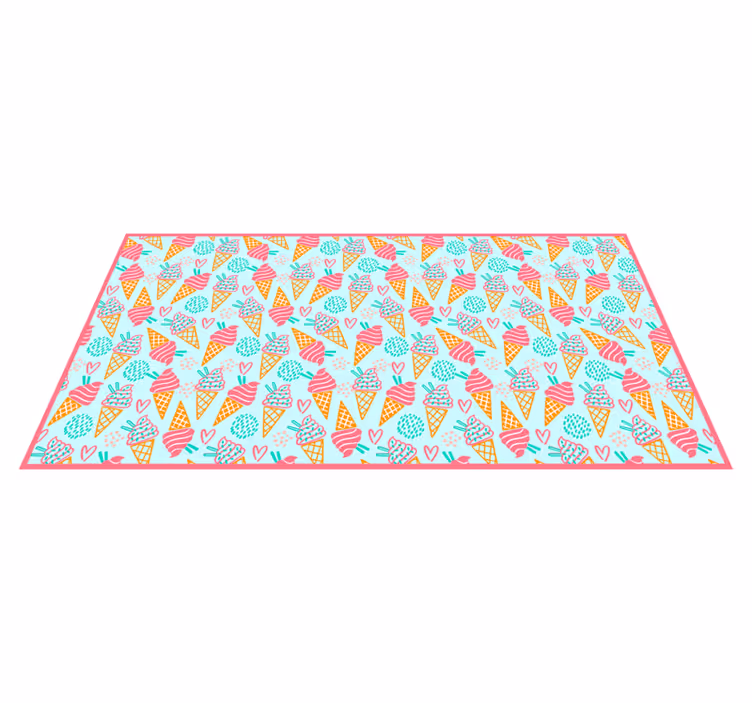 Tapis vinyle pour enfants plaisir de la glace - TenStickers