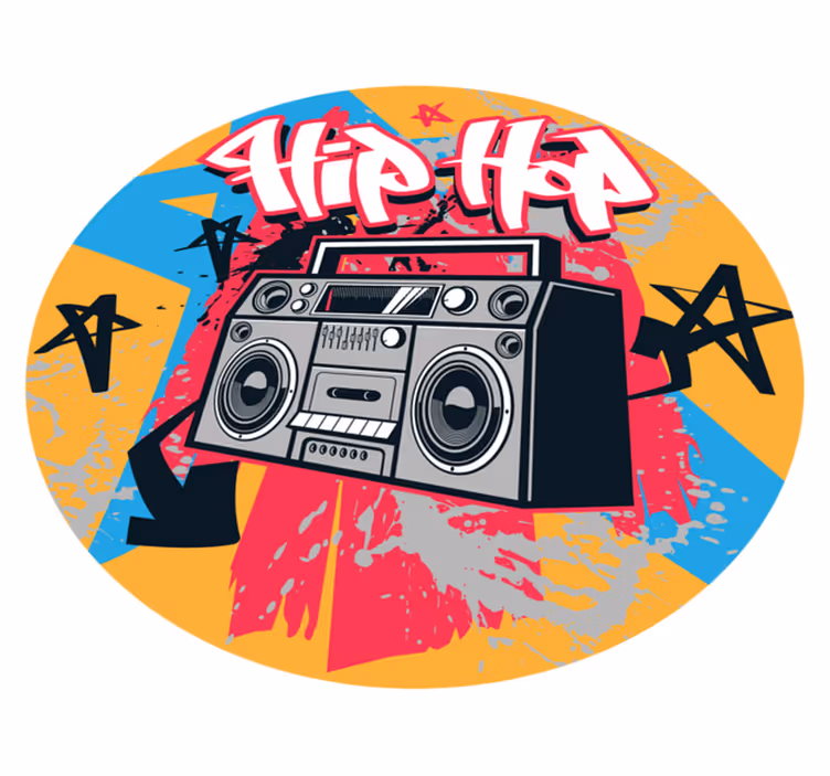 Tapis vinyle pour chambre danseur hip hop - TenStickers