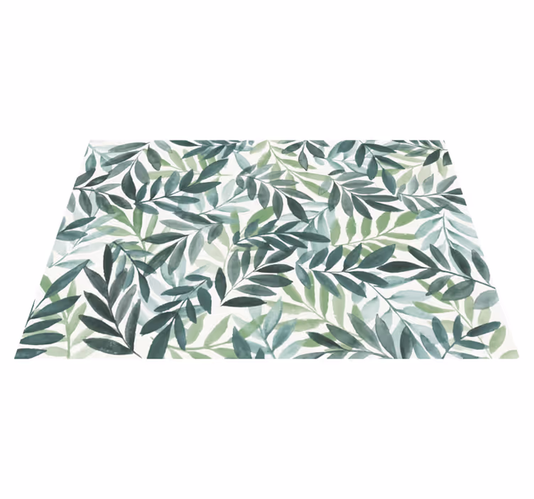 Tapis vinyle plantes feuillage botanique - TenStickers
