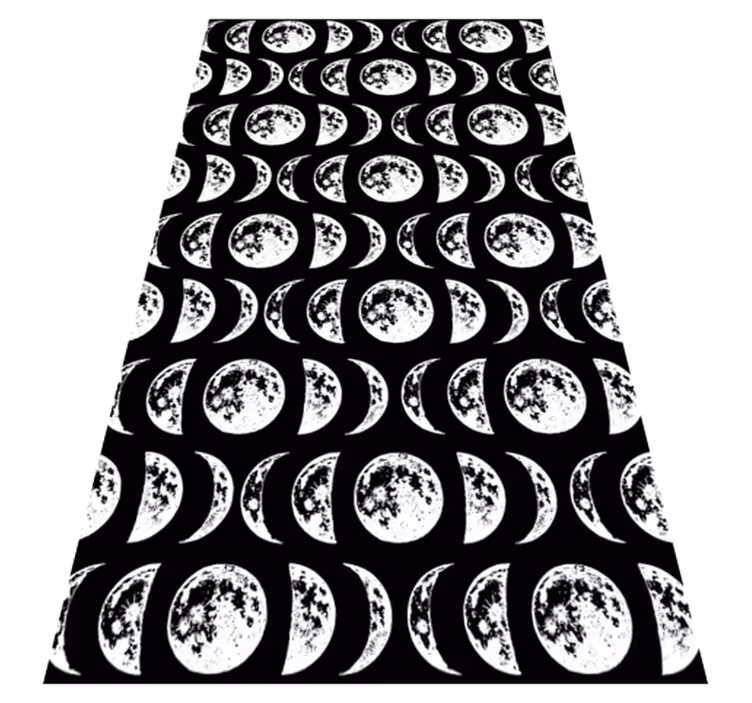 Tapis vinyle étoile phases célestes - TenStickers