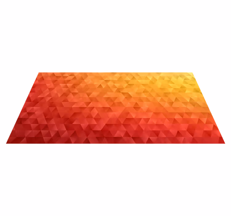Tapis vinyle géométrique dégradé géométrique - TenStickers
