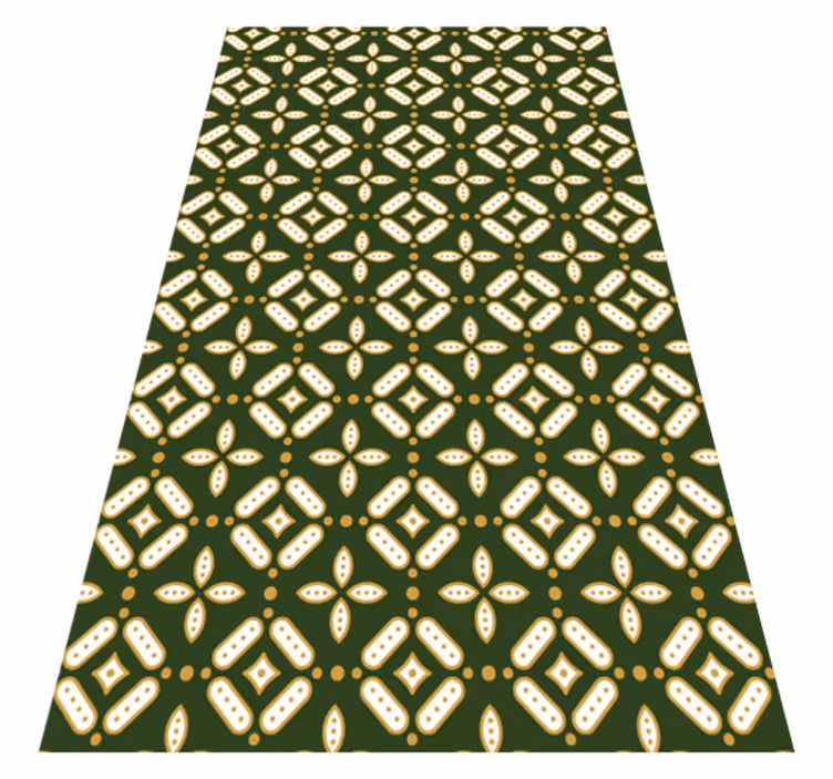 Tapis vinyle cuisine ornementation géométrique - TenStickers