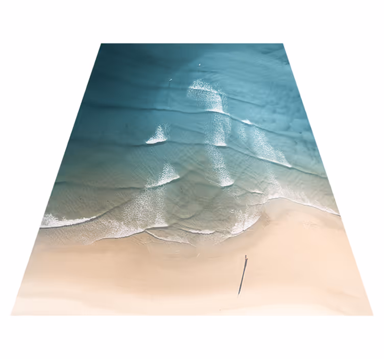 Tapis vinyle chambre bord de mer - TenStickers