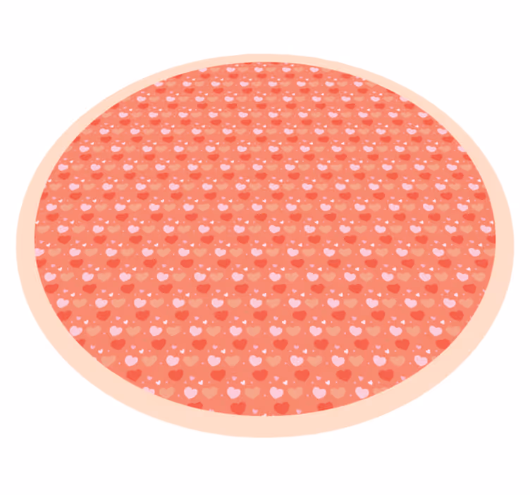 Tapis vinyle bébé cercle à pois - TenStickers