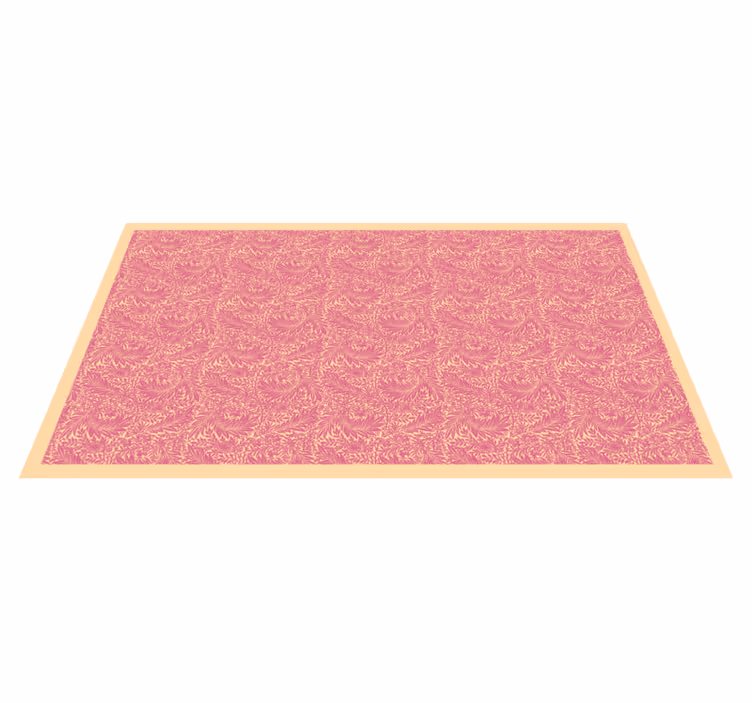 Tapis vinyle salle de bain motif ornemental - TenStickers