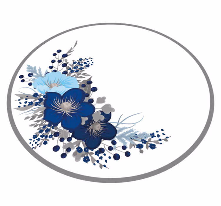 Tapis vinyle plantes collection botanique - TenStickers