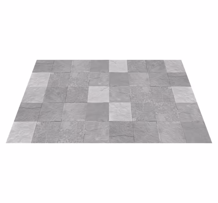Tapis vinyle salle de bain carrelage marbré - TenStickers