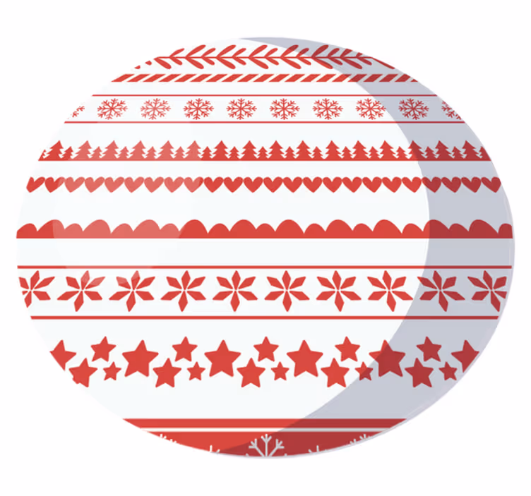 Tapis vinyle noël motif festif et saisonnier - TenStickers