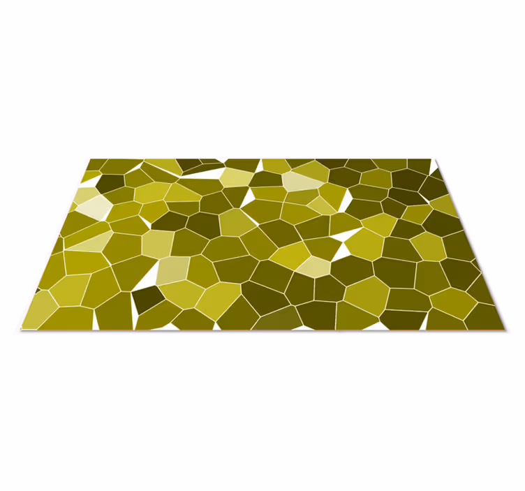 Tapis vinyle cuisine cuisine angulaire - TenStickers