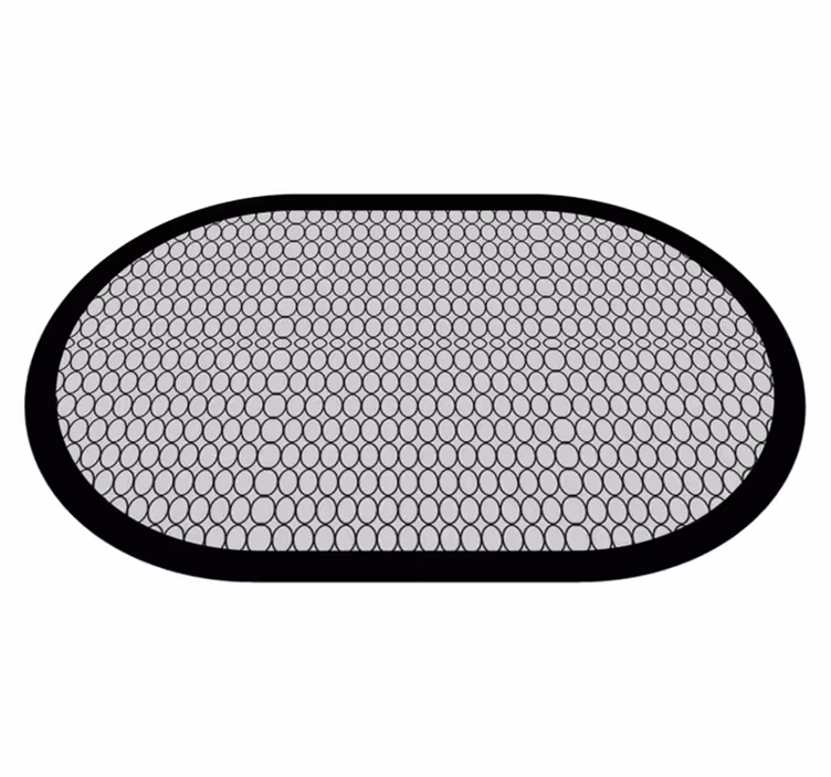 Tapis vinyle salle de bain tapis de bain en nid d'abeille - TenStickers