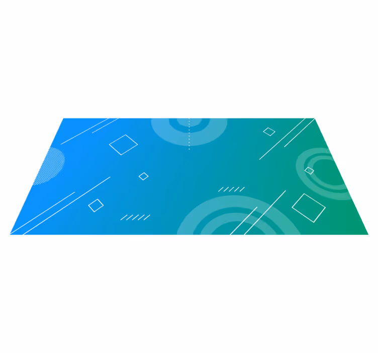 Tapis vinyle géométrique nuances géométriques abstraites - TenStickers