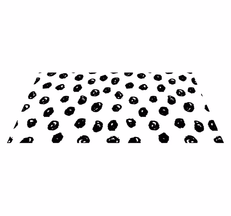 Tapis vinyle motif animal résumé tacheté - TenStickers
