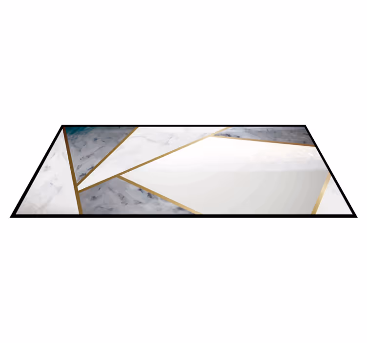 Tapis vinyle motif vinylee de marbre européen - TenStickers
