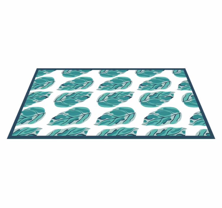 Tapis vinyle plantes botanique feuillu - TenStickers
